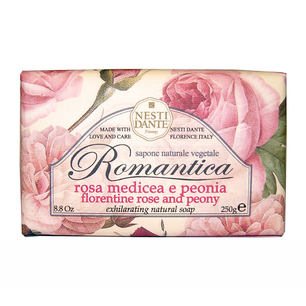 Nesti Dante Romantica Florentine Rose And Peony Soap 252g