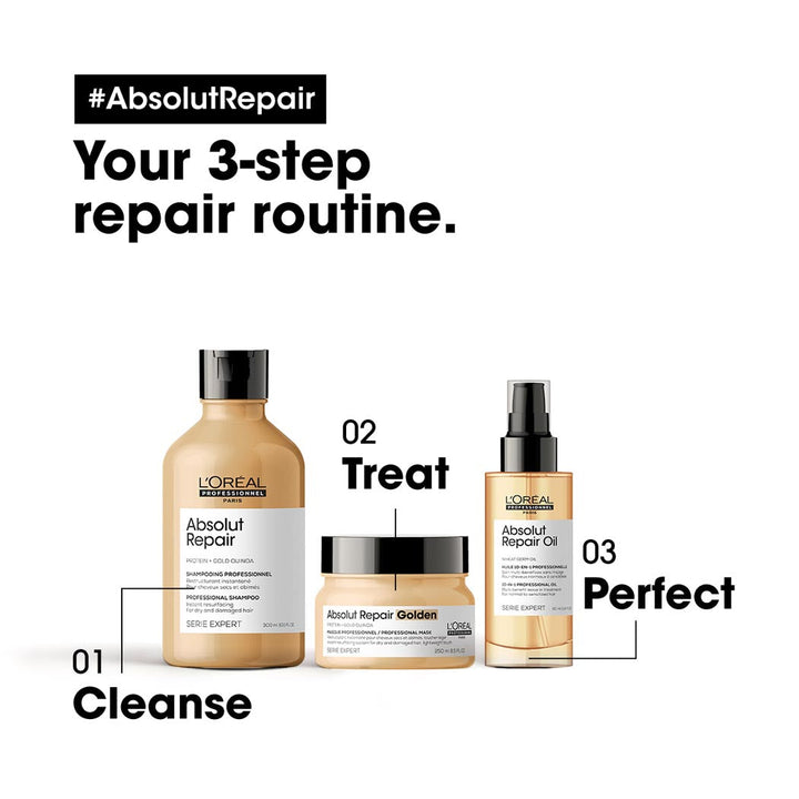 L'Oréal Professionnel Absolut Repair Gold 10 In 1 Leave-In Oil