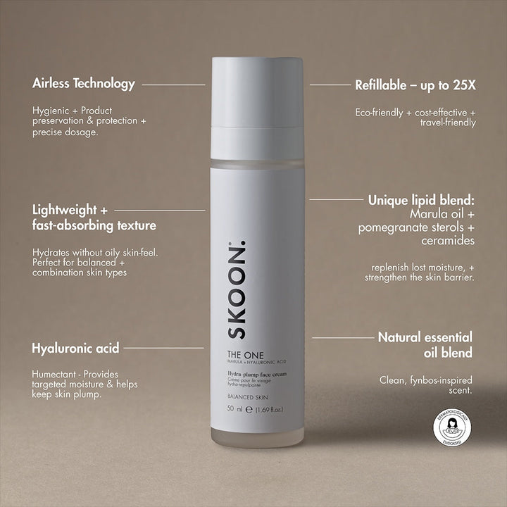 SKOON. The One Hydra Plump Face Cream Balanced Skin 50ml