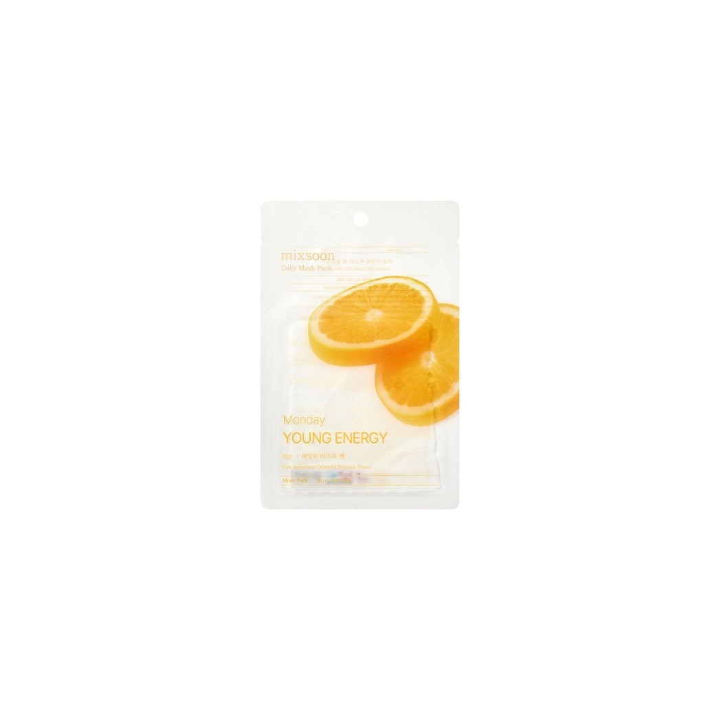 Mixsoon Daily Sheet Mask Monday - Young Energy