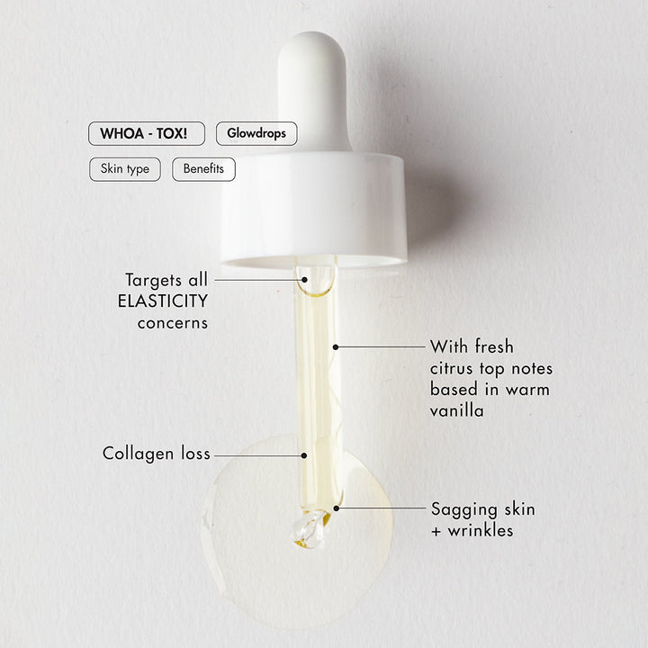 SKOON. Glowdrops Bouncy Skin Face Concentrate + Refill 15ml