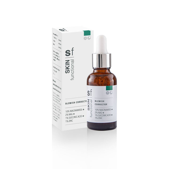 SKIN Functional 10% Niacinamide Zinc Blemish Corrector NAG Succinic Acid