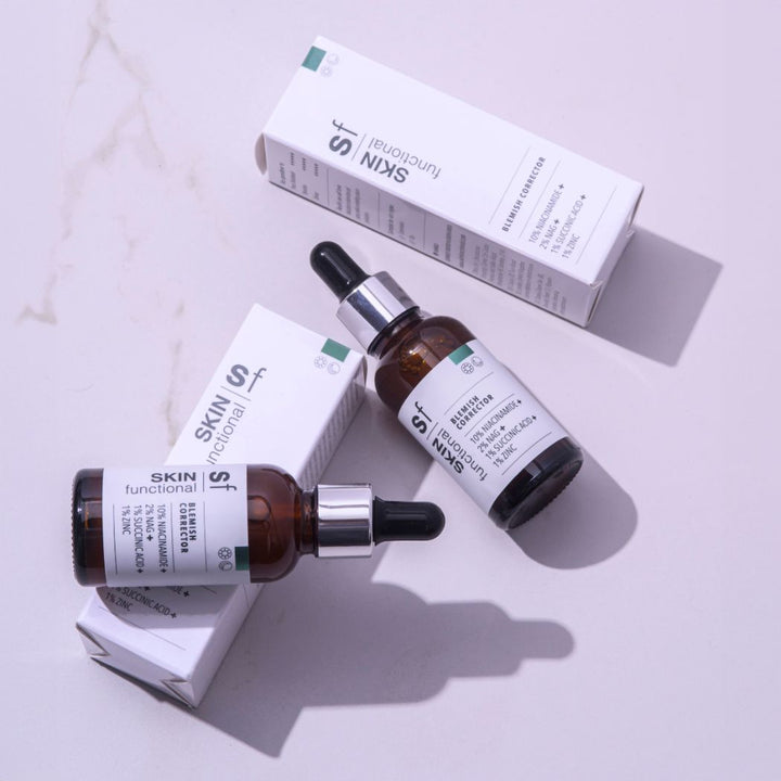 SKIN Functional 10% Niacinamide Zinc Blemish Corrector NAG Succinic Acid