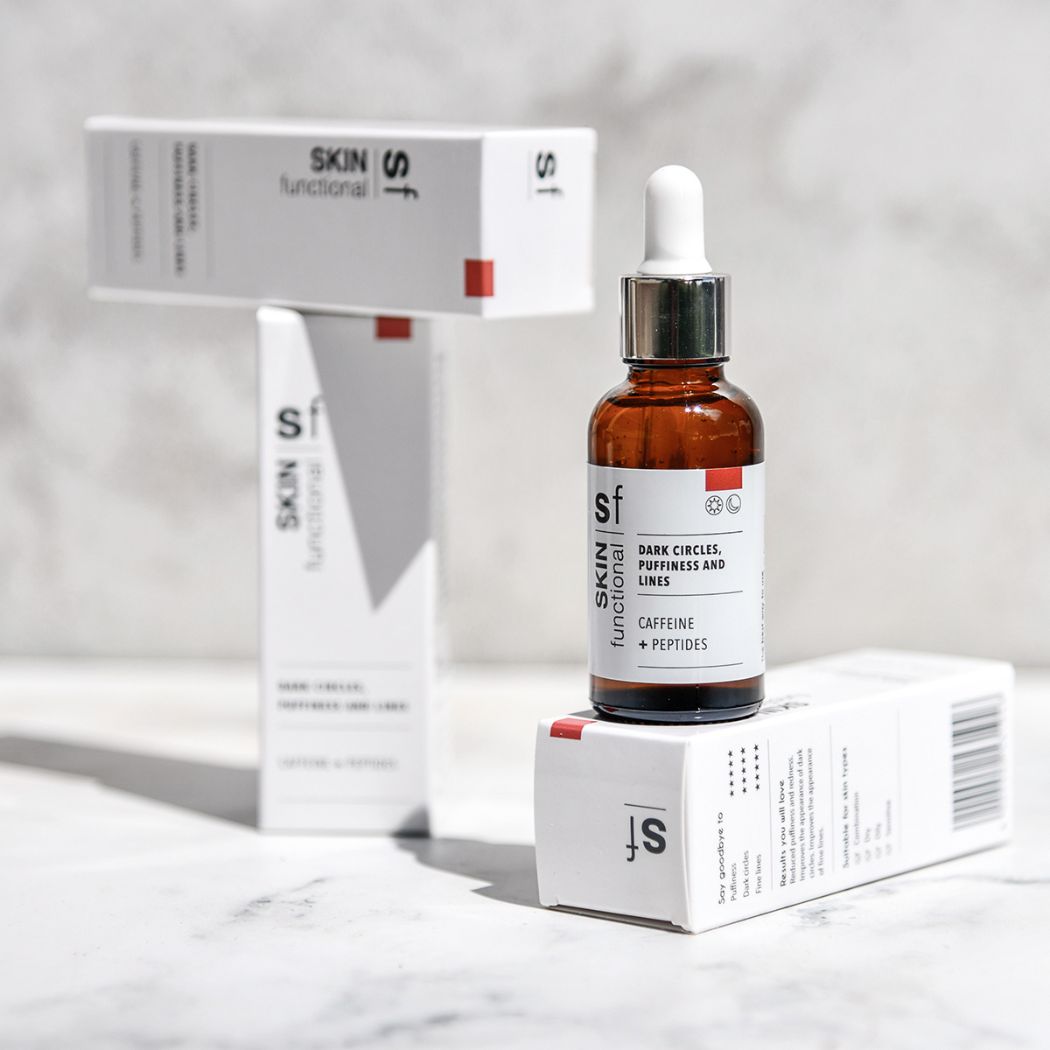 SKIN Functional Caffeine + Peptides Dark Circles, Puffiness and Lines