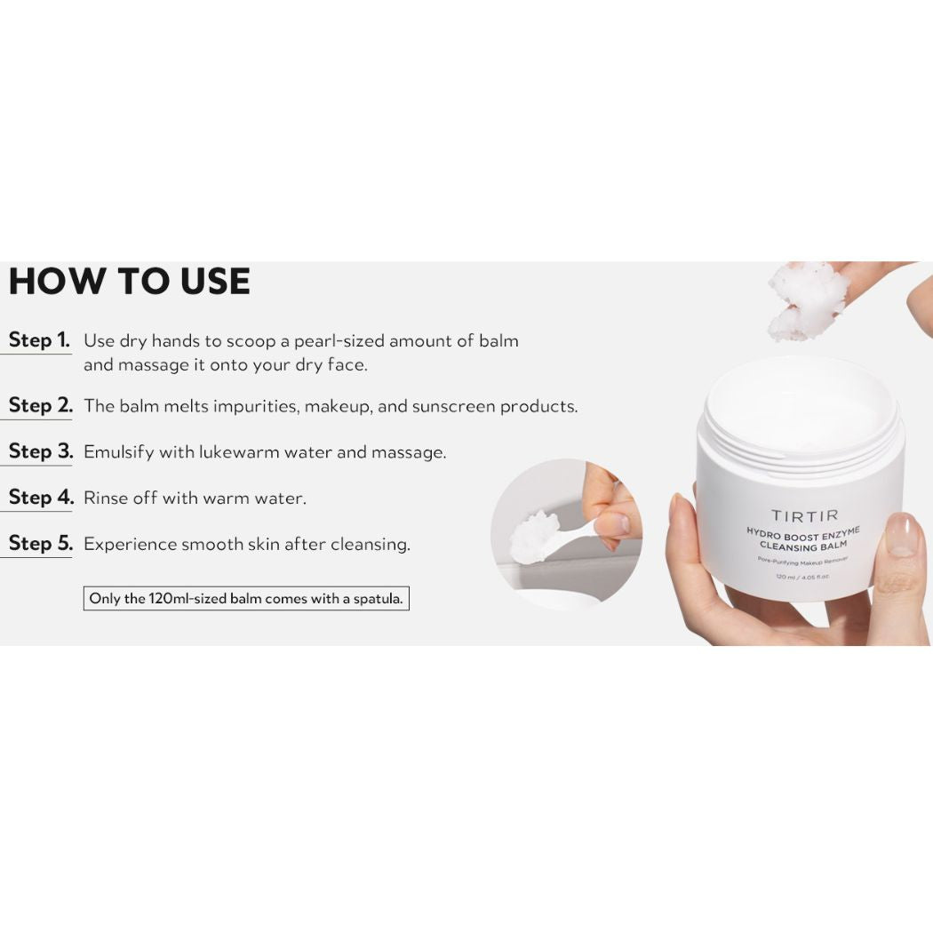 TIRTIR Hydro Boost Enzyme Cleansing Balm 120ml