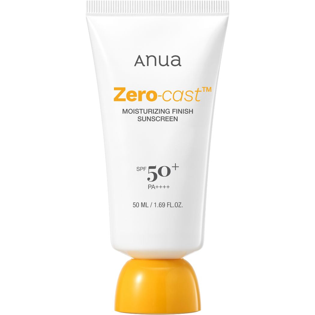 Anua Zero-Cast Moisturizing Finish Sunscreen SPF 50+ PA++++ 50ml