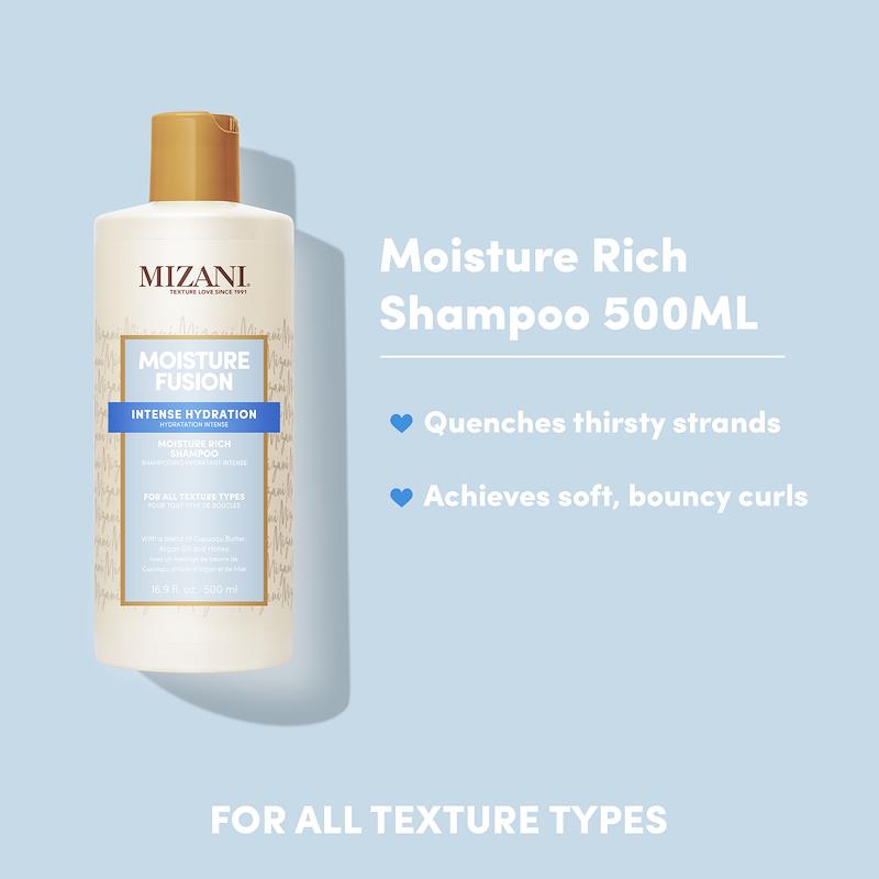 Mizani Moisture Fusion Moisture Rich Shampoo for Natural Hair 500ml