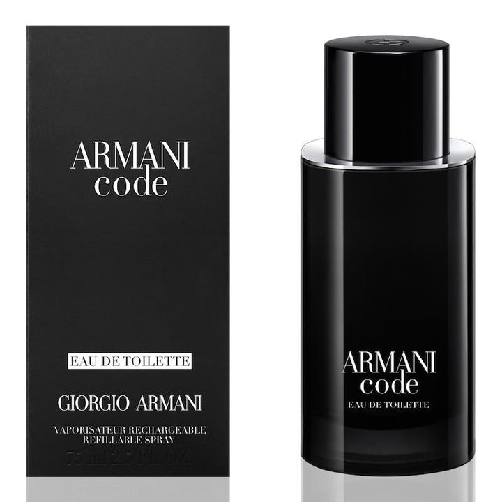 Armani Code Eau de Toilette Refillable Men's Fragrance