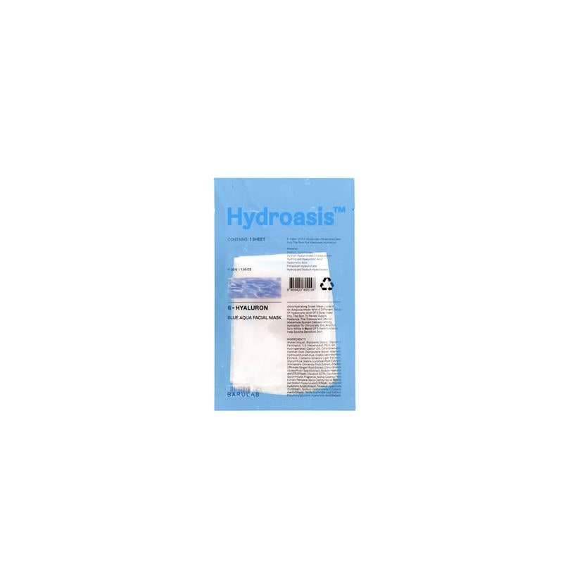 Barulab Hydrooasis 6-Hyaluronic Acid Blue Aqua Facial Mask