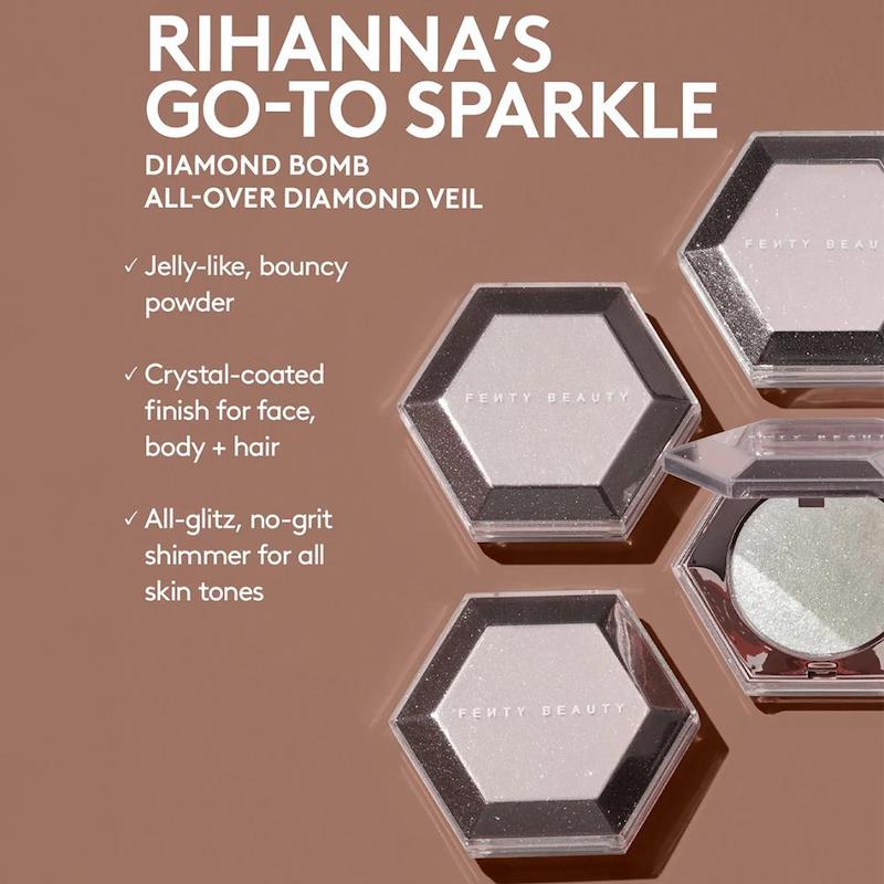Fenty Beauty Diamond Bomb All-Over Diamond-Dusted Highlighter Face Body