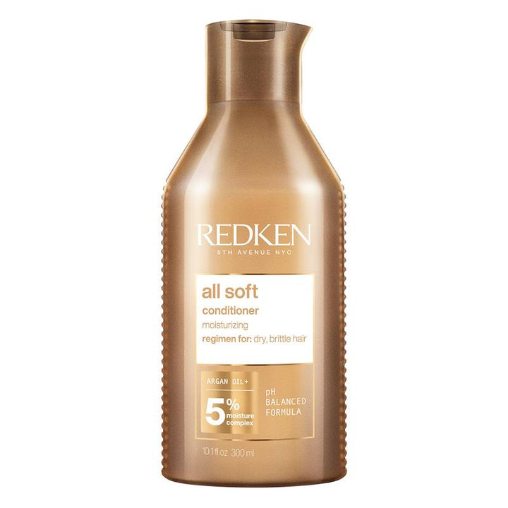 Redken All Soft Moisturizing Conditioner 300ml for Dry Brittle Hair