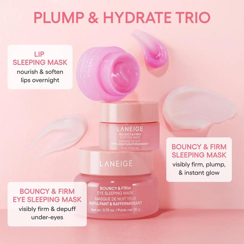 Laneige Blooming Sleeping Trio Skincare Set