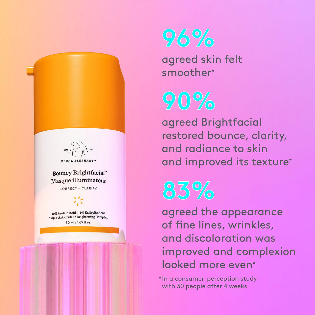 Drunk Elephant Bouncy Brightfacial Leave-on Mask 50ml