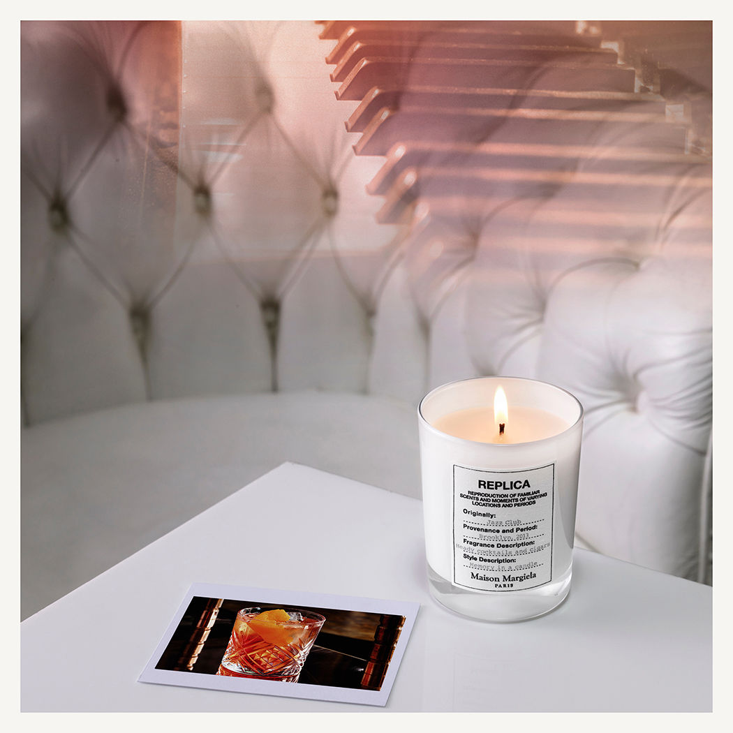 Maison Margiela Replica Jazz Club Scented Candle 165g White Glass
