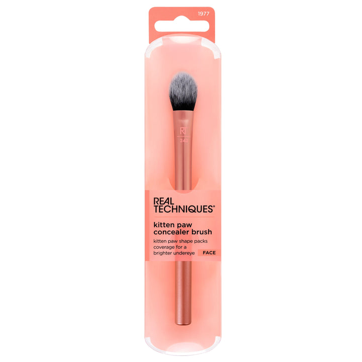Real Techniques Brightening Concealer Brush Soft Synthetic Bristle Makeup Tool