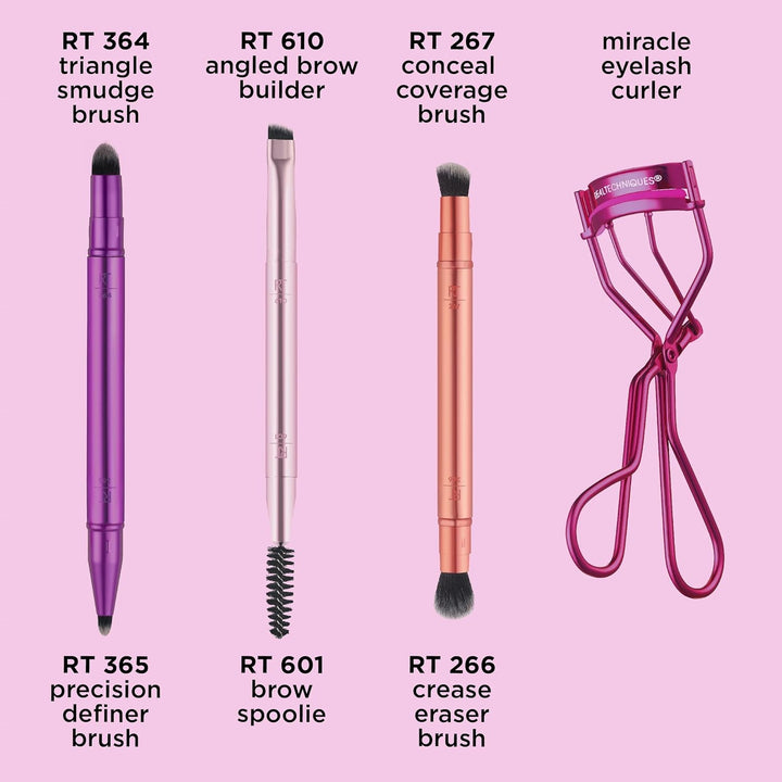 Real Techniques Double Time Retractable Brush Set