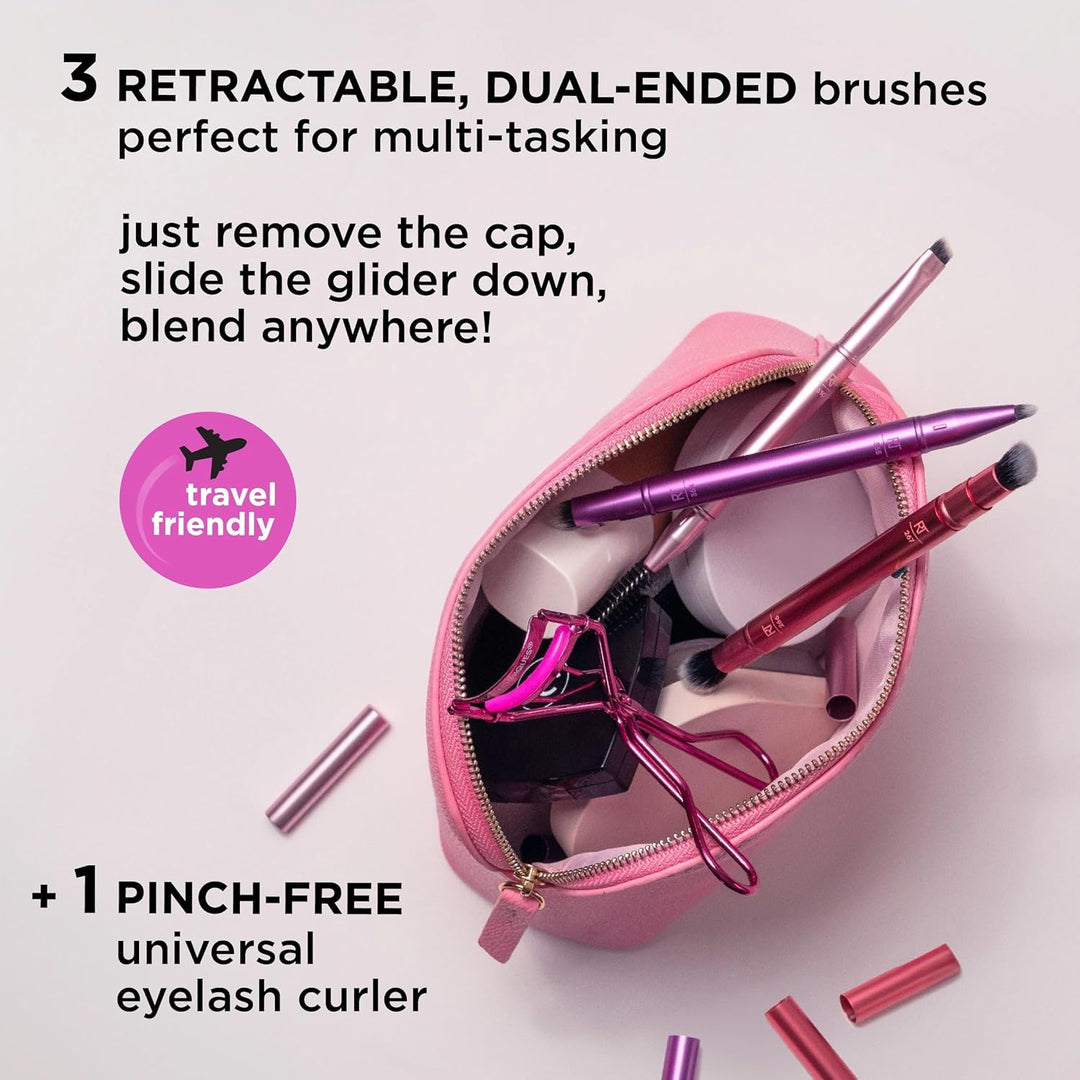 Real Techniques Double Time Retractable Brush Set