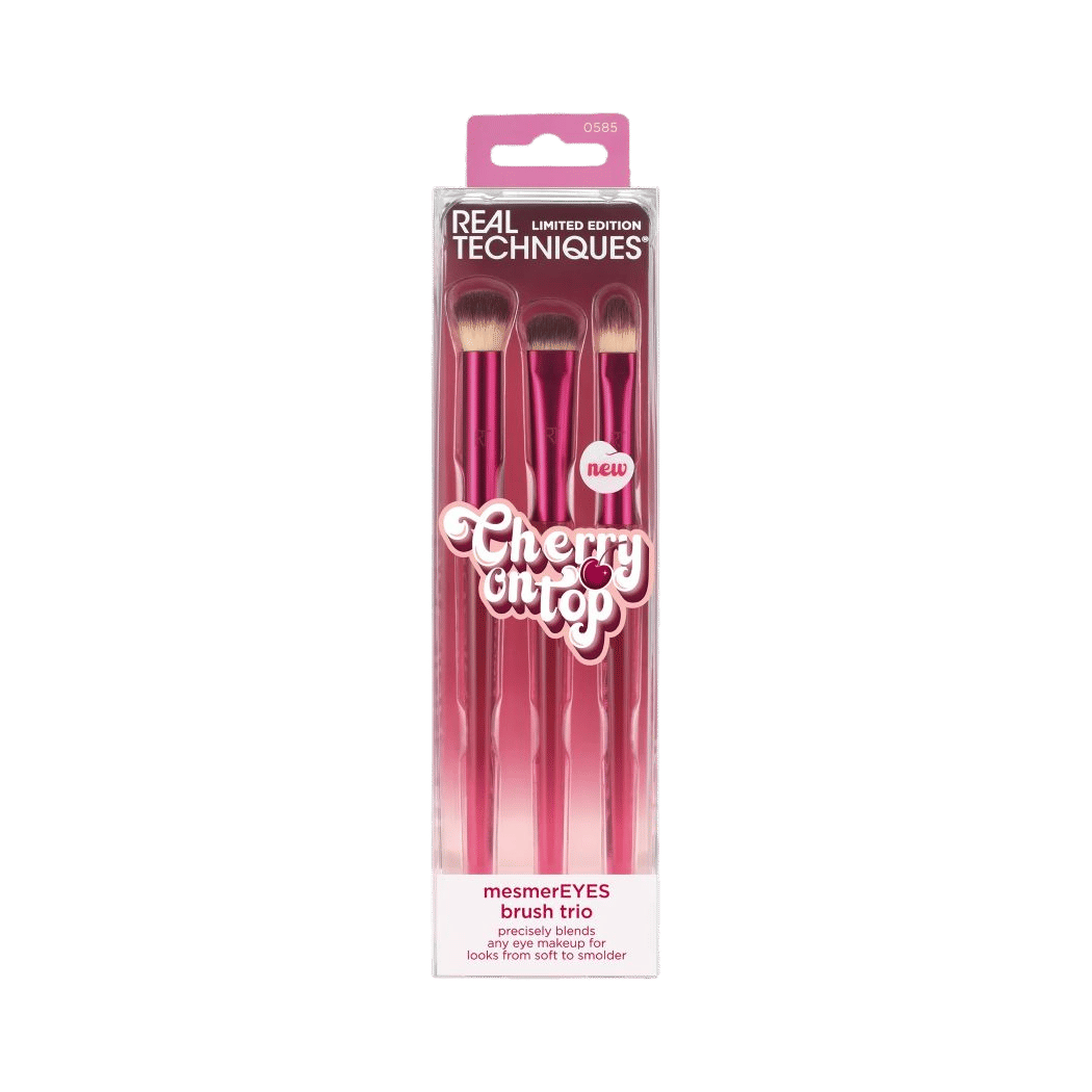 Real Techniques Cherry On Top Mesmereyes Eye Brush Trio Set