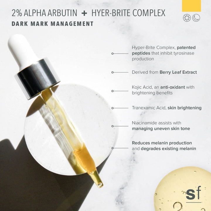 SKIN Functional 2% Alpha Arbutin Hyper-Brite Complex Dark Mark Serum 30ml