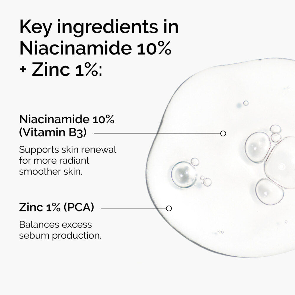 The Ordinary Niacinamide 10% + Zinc 1% Clarifying Face Serum